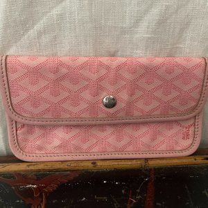 Pink Goyard Change Purse